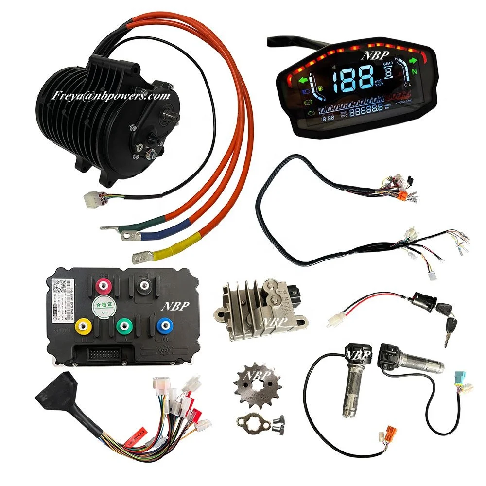 QS138-A 70H 3000W Mid-drive BLDC Motor with Fardriver ND72530 Controller kit. | eBay