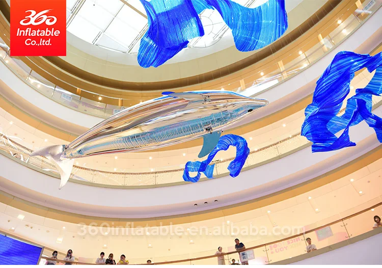 Custom High Quality Remote Control Flight Helium Dolphins Cartoon