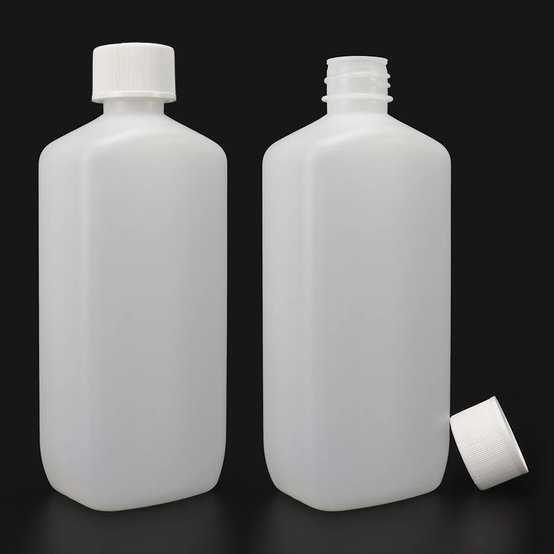 Modern HDPE Arch Frost Coffin with Translucent Round Oblong Design Child-Resistant Cap Foil Seal-for Liquid Cough Syrup Bottle