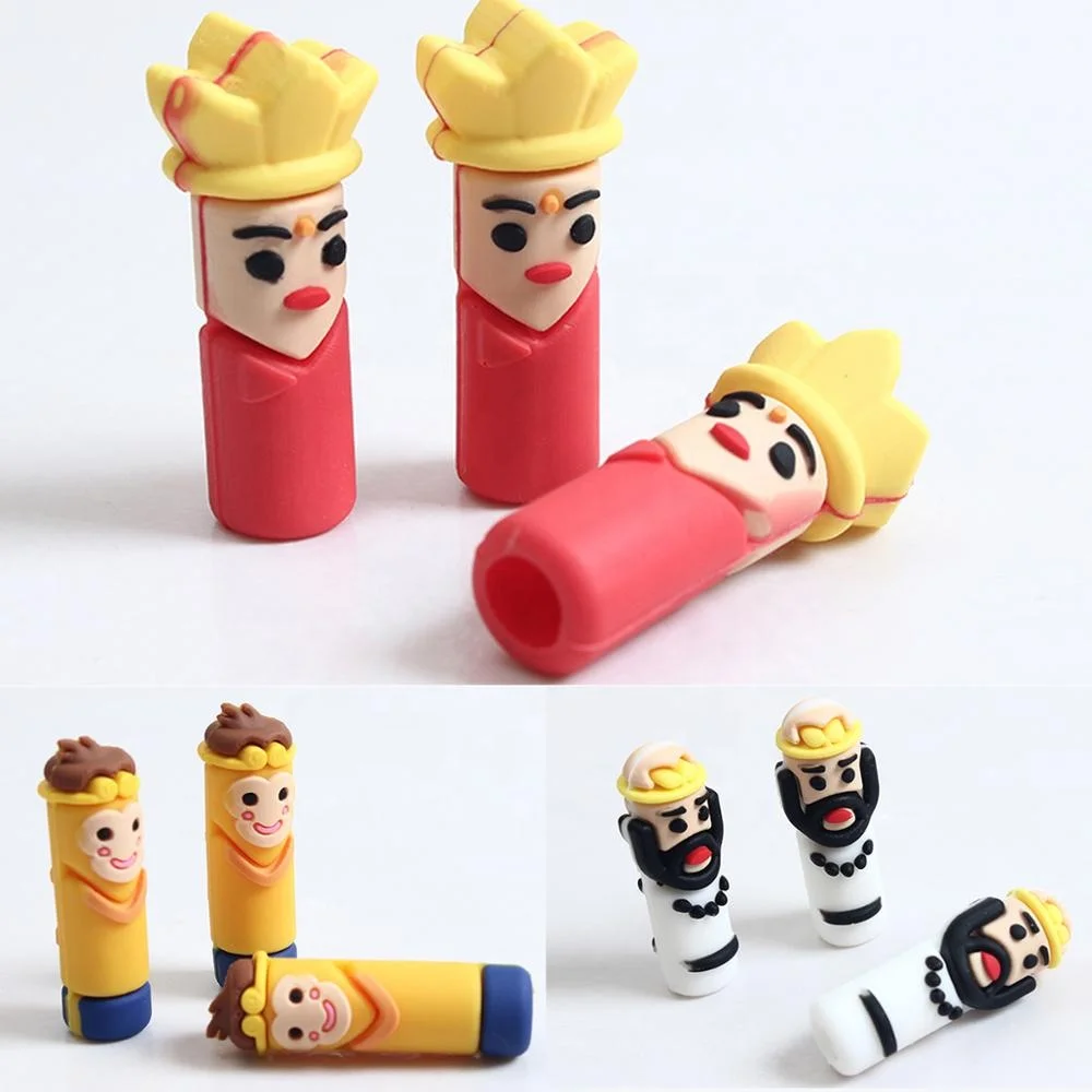 Pencil Hat Pencil Cover Cheap Soft Rubber PVC Pencil Topper, Plastic ...