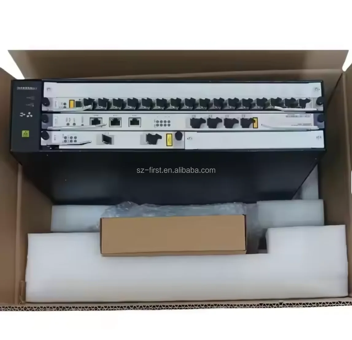 Mini 2U OLT Frame AC DC GPON 8/16/32 SFP C+ Ports Compatible with Multi ...