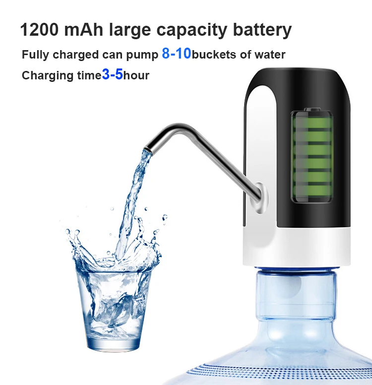 Automatic Bottle Drinking Rechargeable Mini Electric Usb Portable Water Dispenser Pump Buy 0444