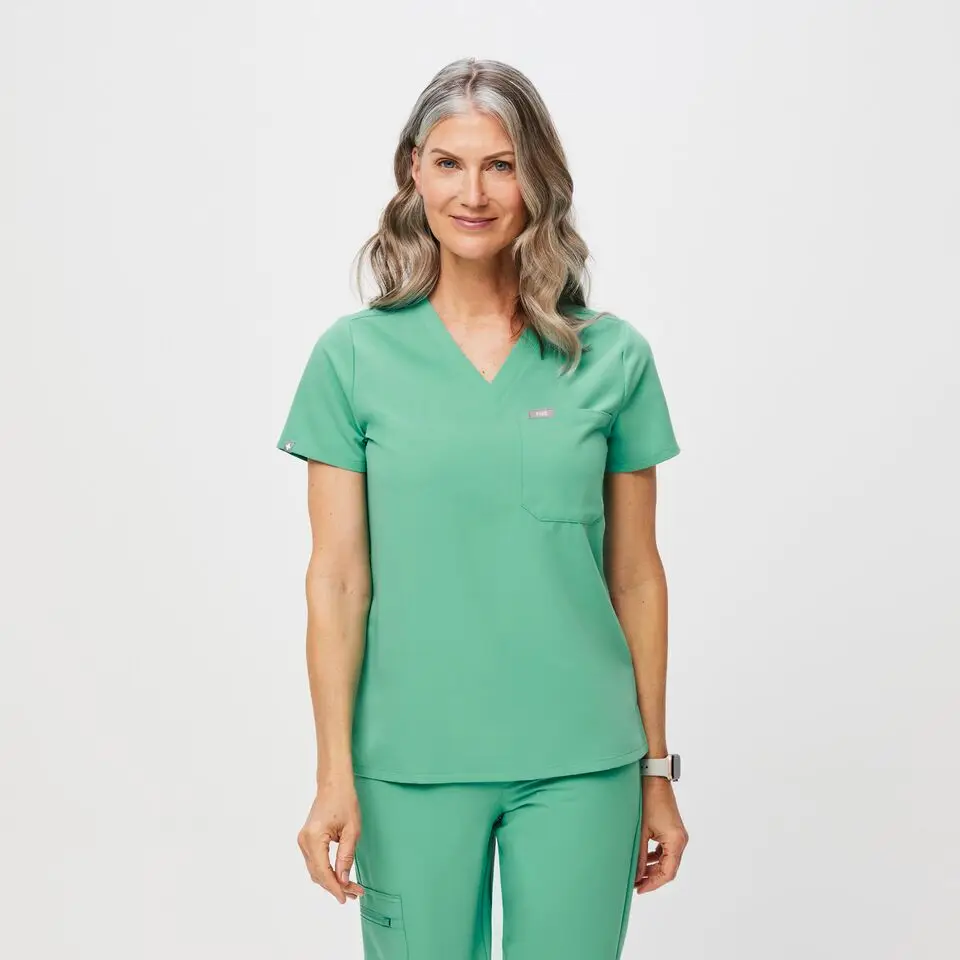 Bestex Custom Scrubs Uniforms Sets Anti Wrinkle Beauty Medical Uniform ...