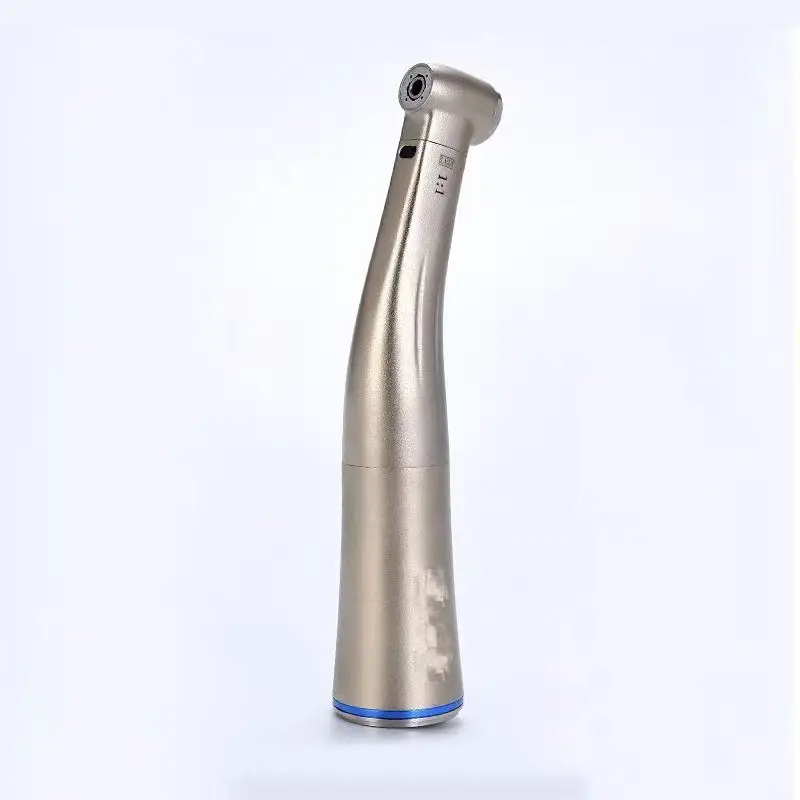 Dental CONTRA ANGLE Fiber Optic Handpiece 1:1 High Quality Dental with Light Speed Up Fiber Optic Bender details