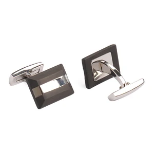 Stainless Steel Carbon Fiber Men's Cufflinks High Quality Designer Custom Logo Engagement Wedding Gift Jewelry