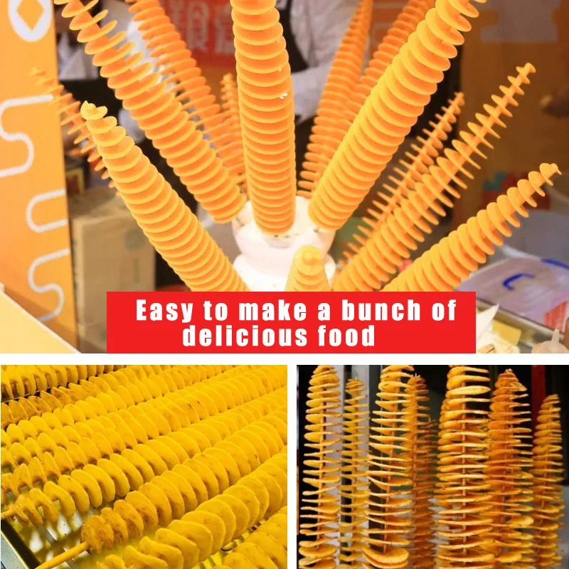 Twister Tornado Spiral Potato Cutter Potato Cutter Spiral Machine - Image 4