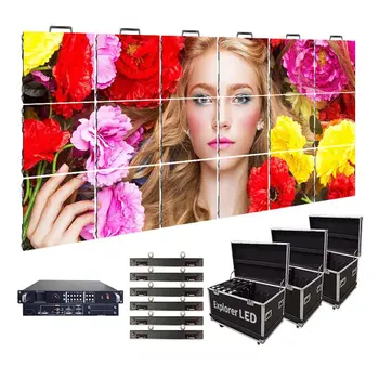 500*500mm 500*1000mm indoor outdoor P3.9 P3.91 video wall big led screen for stage background