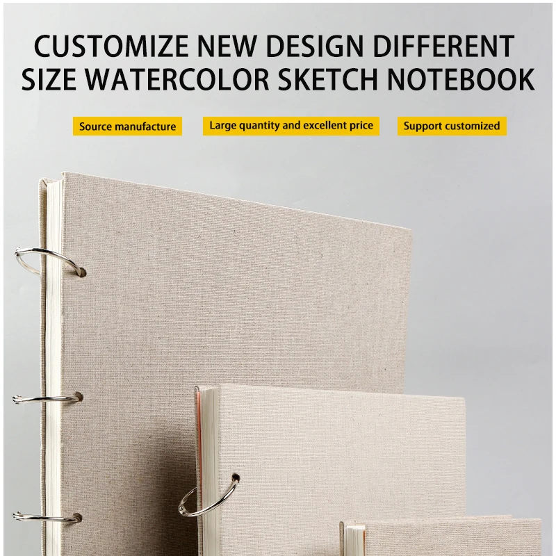 Professional Art Watercolor Painting Book Notebook for Student