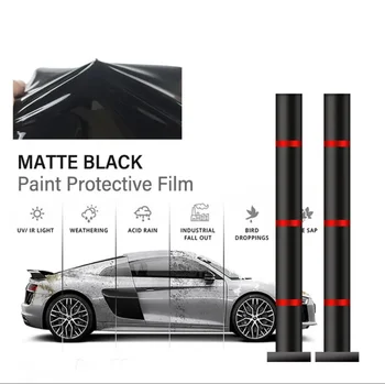 10 Years Warranty Ceramic Black PPF 7.5mil Self Healing Matte Black PPF Roll Protective Film TPU Car Paint Protection Film