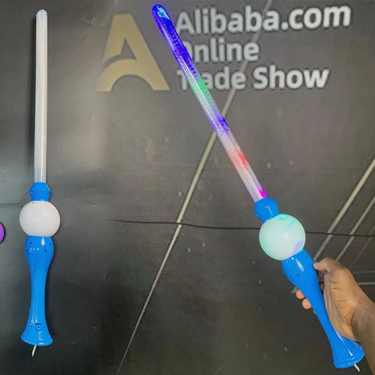 Оптовая продажа, Электрический светящийся меч со светодиодной подсветкой, волшебная палочка, игрушка с музыкой