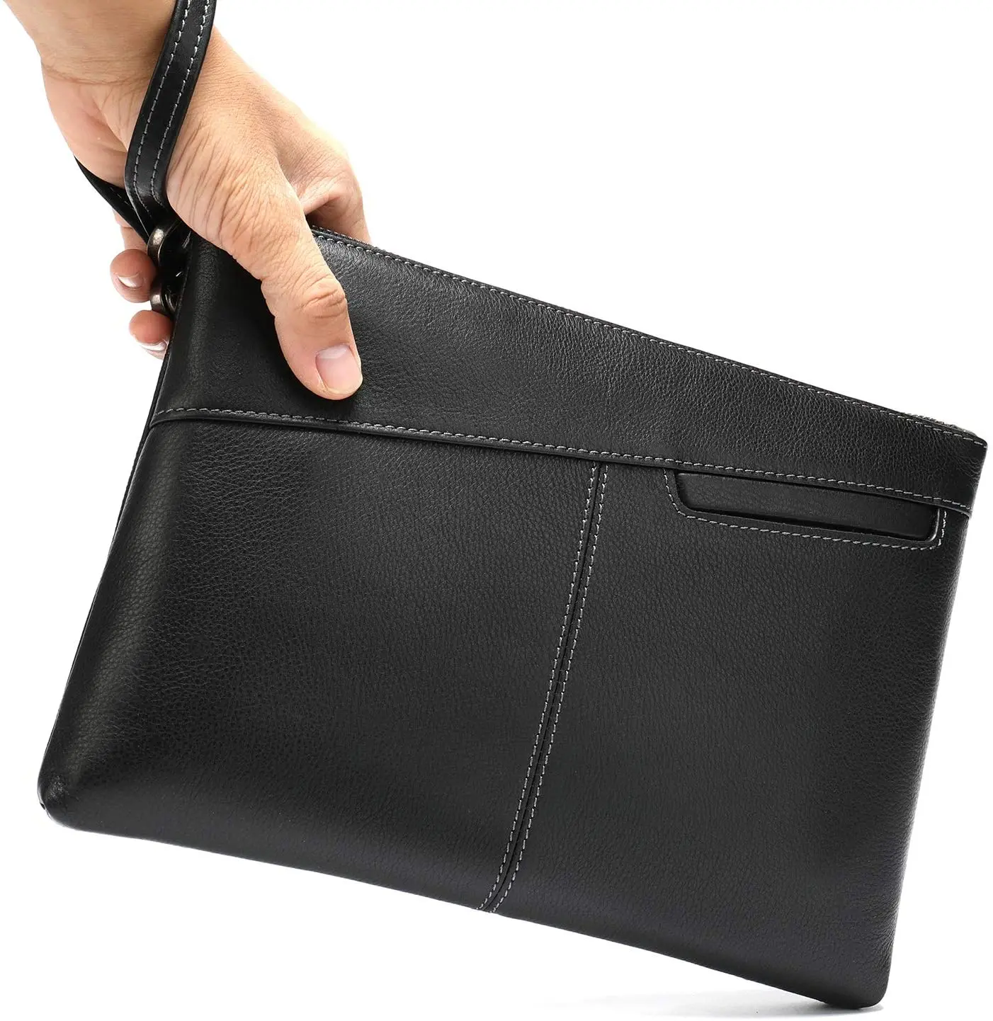 FSD.WG Mens Clutch Bag Man Purse Handbag 12 inches Large Hand Bag Big Clutch  Wallet, 9186, Large : Amazon.in: Fashion