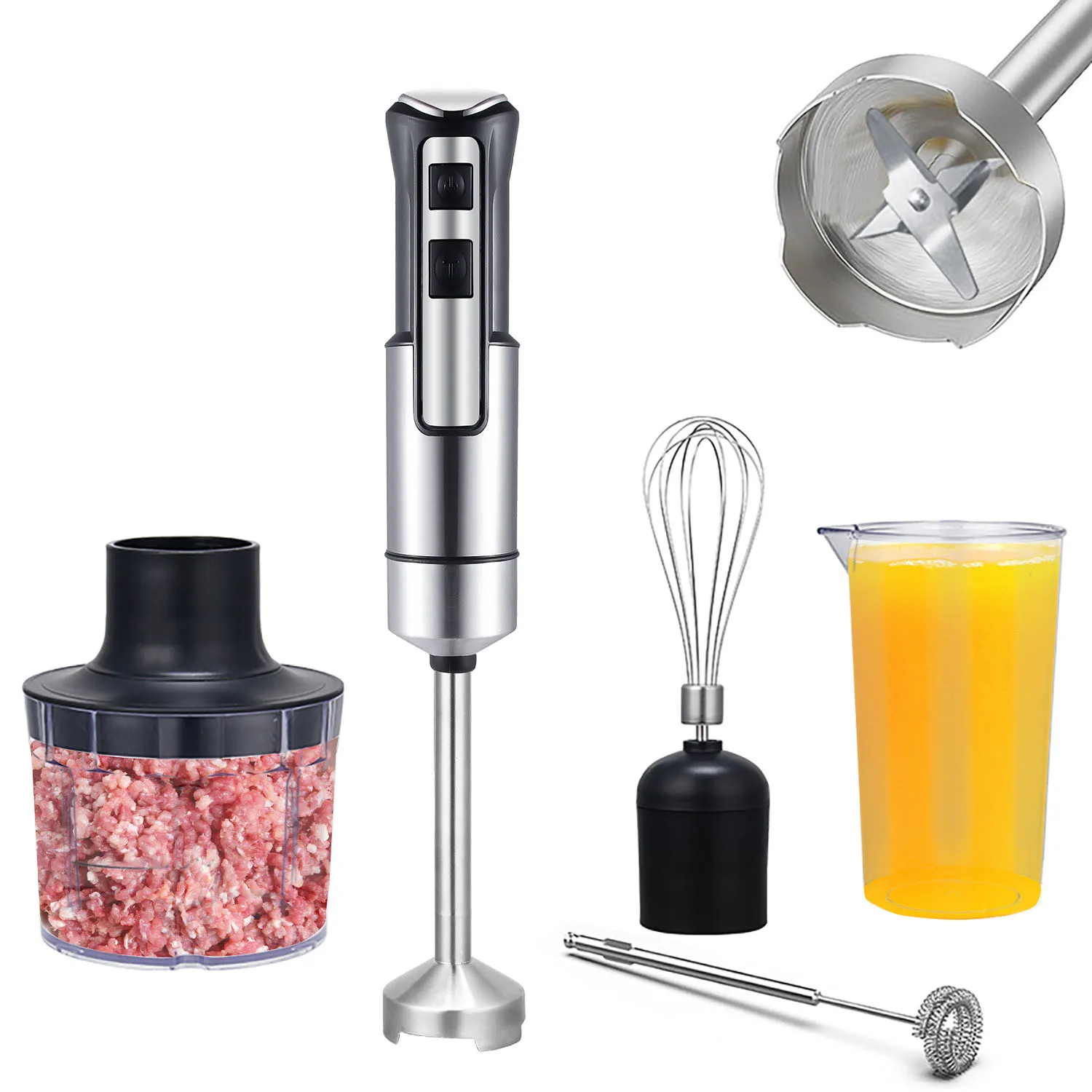 Electric Machine Commercial Set Stick Manual Mini Immersion Professional  Spare Part Egg Multifunction Food Hand Blender Mixer