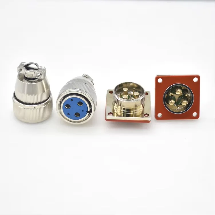 MX Series Glass Sinter Speakon Hermetic Connector Metal Stainless Steel IP67 Waterproof 5Pin Sealed Aviation Plug Socket