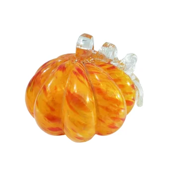 Full handmade holiday gift and sample free luxury colorful glass Halloween pumpkin