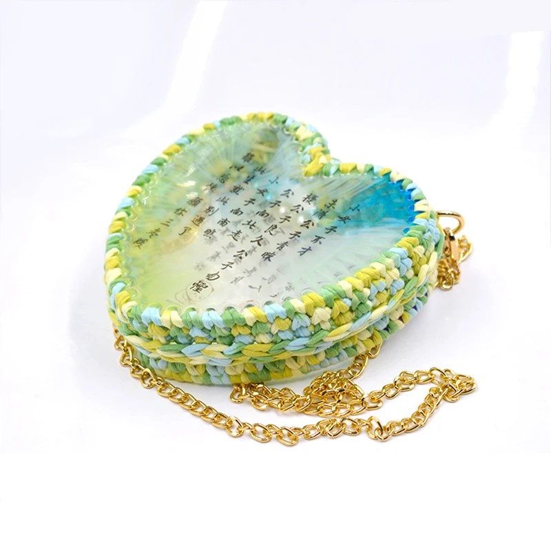 Dm169 Bag Resin Silicone Mold Clutch Handbag Women's Purse Epoxy