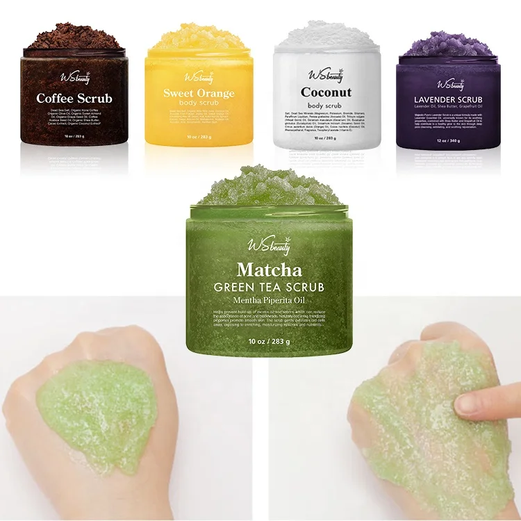 Oem Private Label Bodyscrub Set 100 Natural Organic Skin Exfoliating Whitening Sherbet Dead Sea 2274