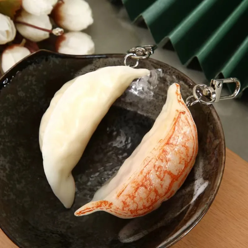 Simulation Food Color Dumplings Fried Dumpling Model Chinese Dim Sum Play Toys
