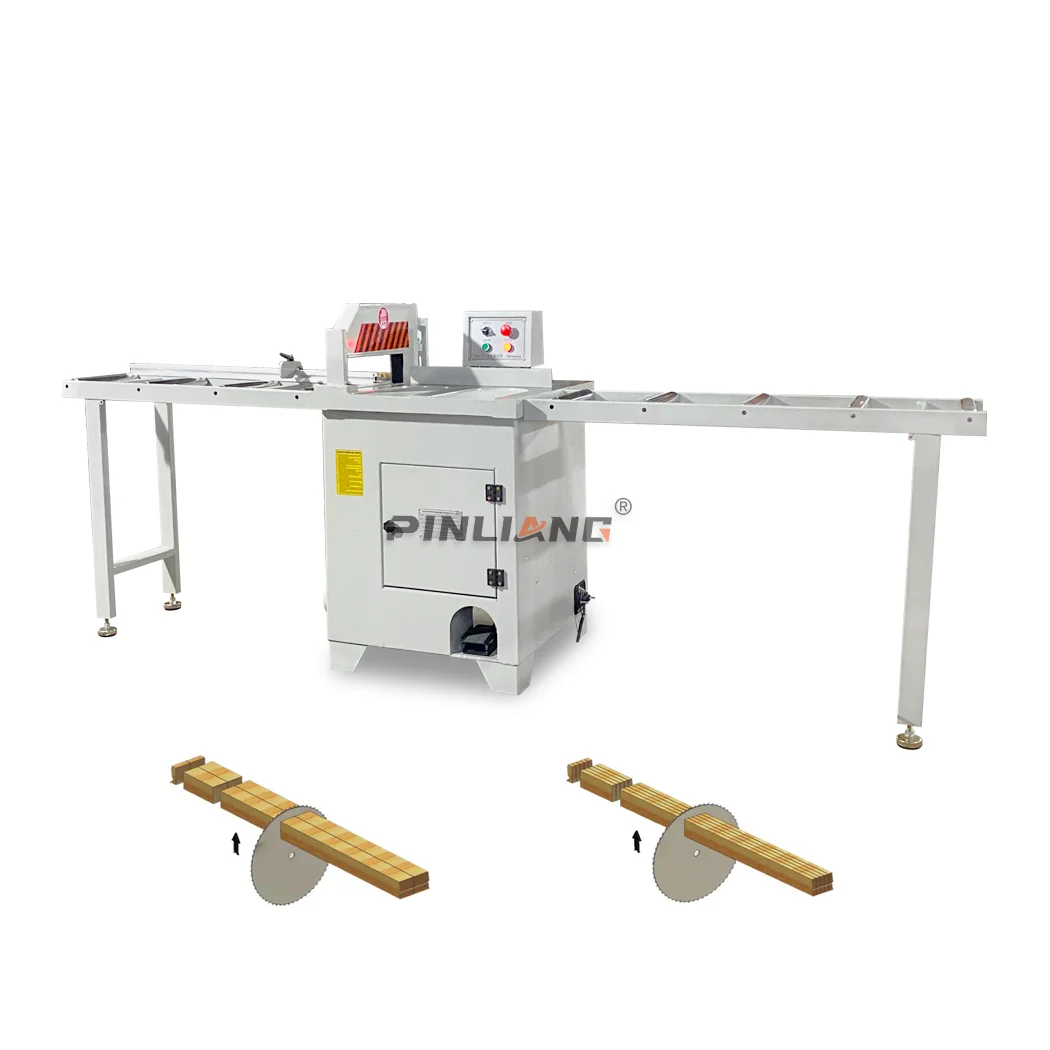 PINLIANG Woodworking Circular Waw Cutting Machine Industrial Pneumatic Control Wood Cross Cut off Saw
