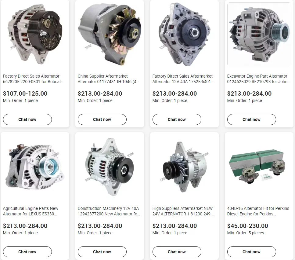 12 Volt Permanent Magnet Alternator 124660-77990 124660-77991 for Yanmar YM1500 Tractor Engine 4