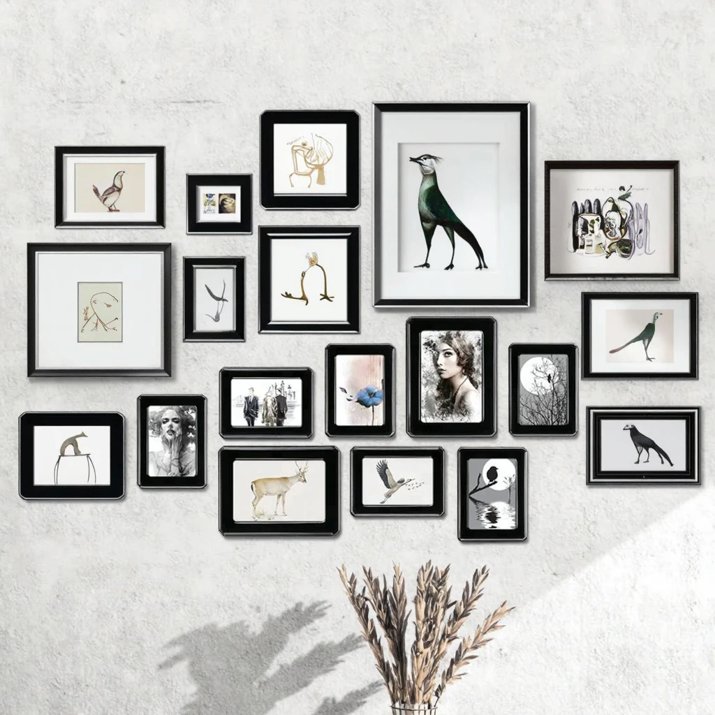 UCMD® Crystal Magnetic Photo Frame-Adjustable Lightweight Waterproof Wall Mount with Reflective Design