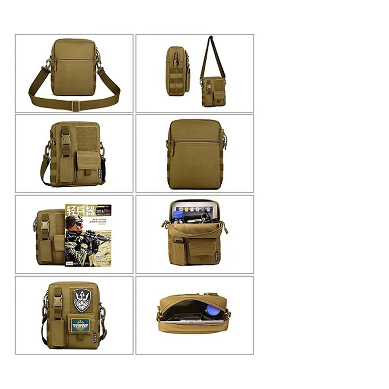 Factory Direct Sales Small Tactical Bag Casual Canvas Tactical Messenger Bag Good Quality Tactical Shoulder Bag