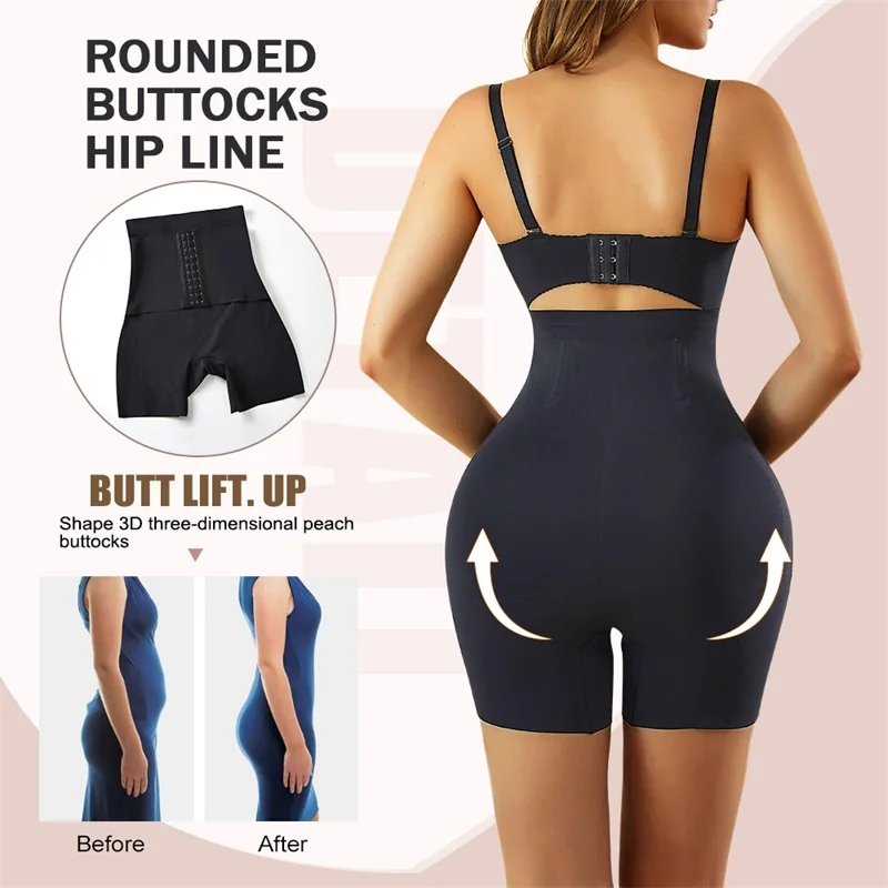 Wholesale Plus Size Women Full Body Corset Belt Butt Lift Panti High Waist Trainer Shaper Wear Tummy Control Shapewear details