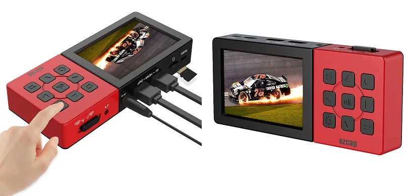 ビデオキャプチャーBOX 3.5 Inch LCD Screen Portable HDMI Video Capture Box 1080P