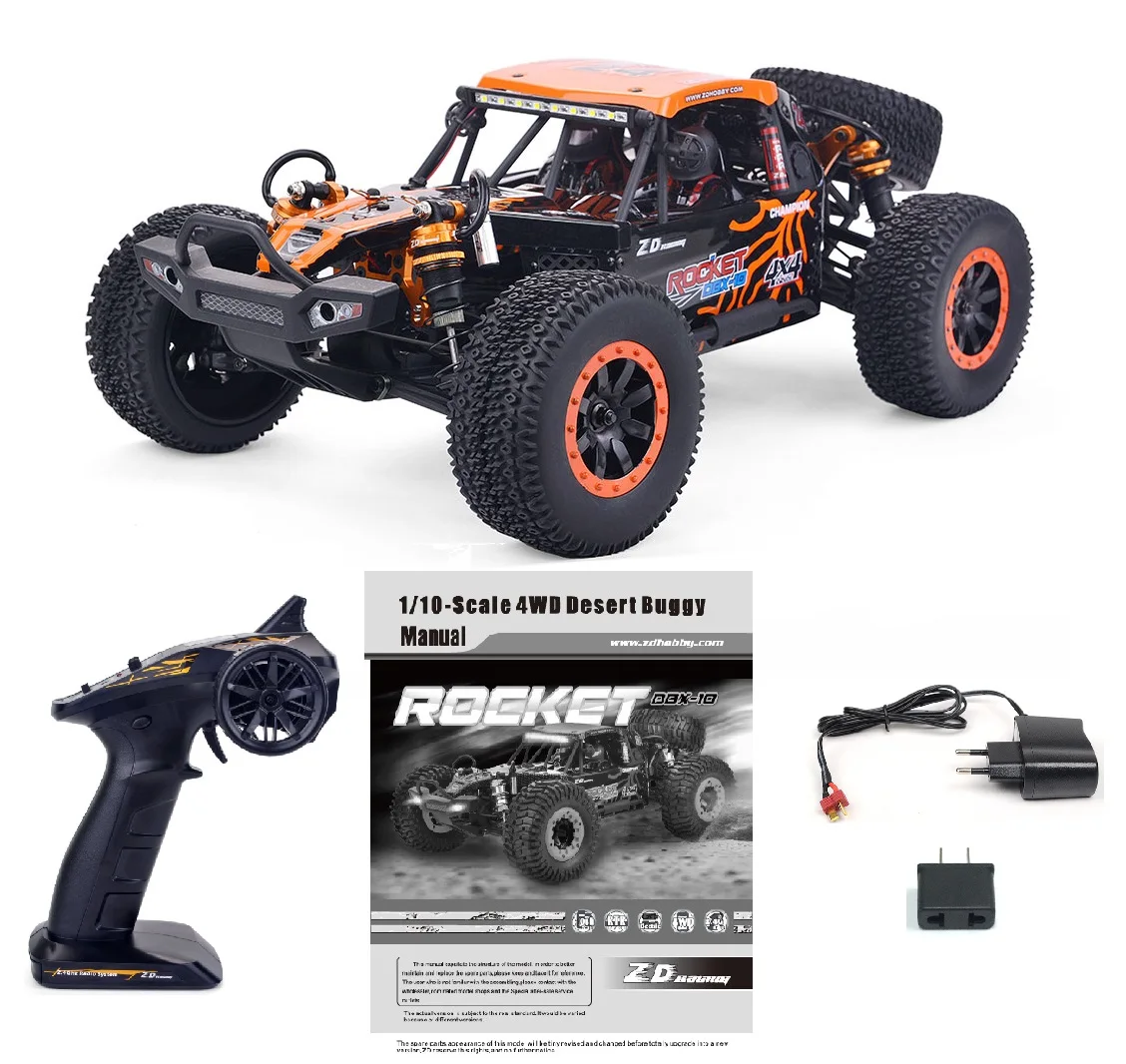 ZDレーシング 1/10RC ROCKET DBX-10 4WD デザートバギー DBX-10 ZD Racing ROCKET 1/10 4WD 80 km/H 400m2.4Gブラシレス