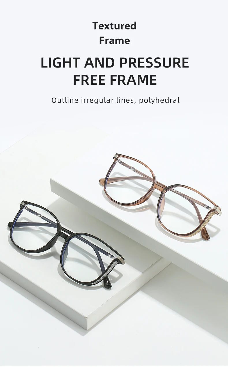 Ty205 Pc Squared Frame Presbyopia Minus 250 Supplier Wholesale Glasses