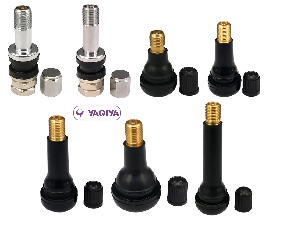 300-Pack TR413 Snap-in Tubeless Tire Valve Stems – V-PRO Brand Bulk Set For Wheels