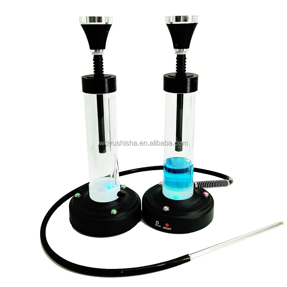 New Fashion Tobacco Woyu Acrylic Laser Led Light Hookah Shisha For Bar