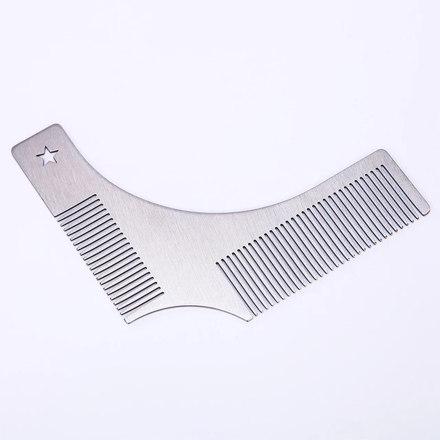 Распродажа Amazon, профессиональная расческа для бороды из нержавеющей стали, расческа для бороды с индивидуальным логотипом, низкая цена, оптовая продажа расчесок для бороды