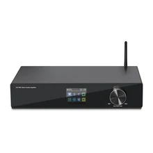 Hifi Wifi BT Audio Amplifier Airplay Multiroom 2 X 275W Home Stereo Amplifier with RCA Phono HDM I Optical Receivers&Amplifiers