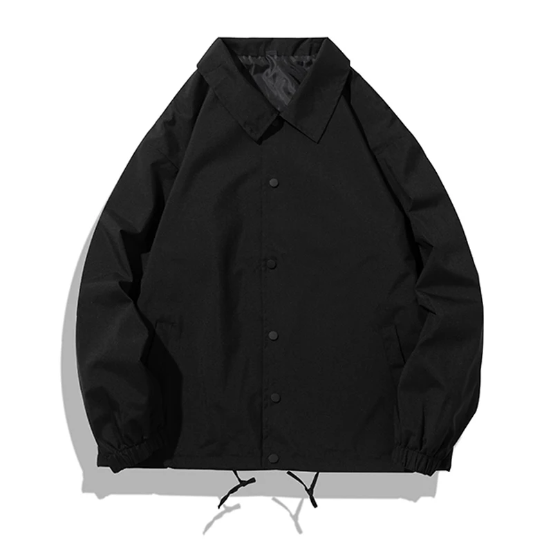 Blank es Jacket Leisure Outer Clothing Spring Windbreaker Lapel Collar Man's Jackets mens_voghion.com