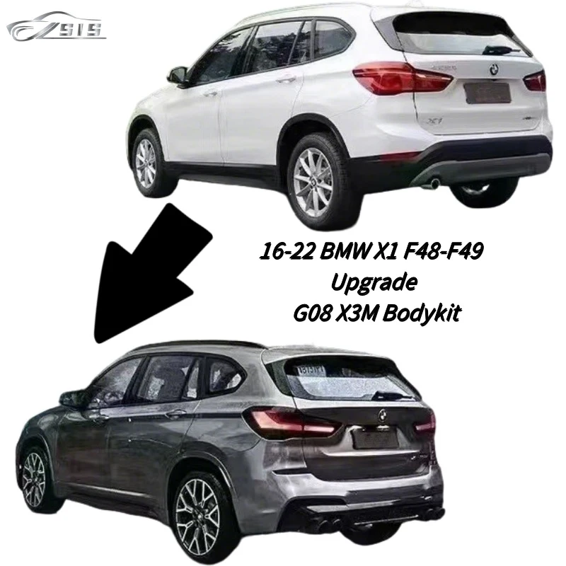 Upgrade BMW X1 F48-F49 with G08 X3M Body Kit - Front & Rear Bumper