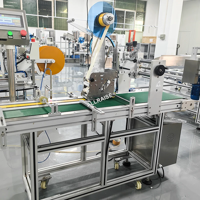 High Speed Paper Metal Cloth Double Side Tape Applicator Duct Tape Pasting Machine