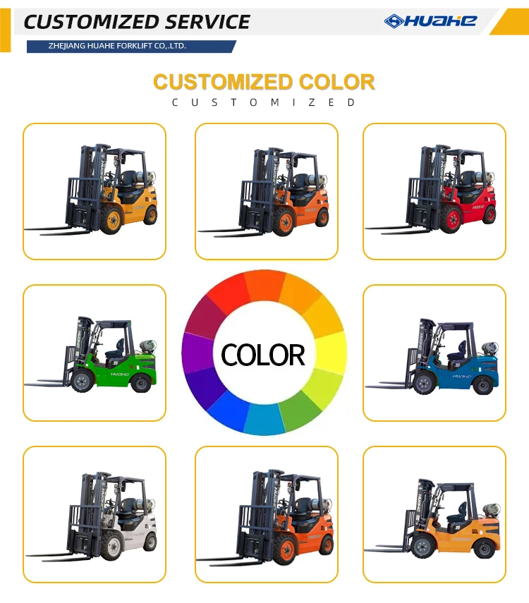 China Factory   3 Ton Lpg/gasoline  Forklift with Competitive Price