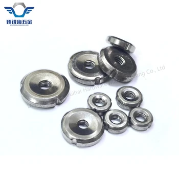 Factory Direct Sales Dental Tube Display Rack Hardware 1/4 5/16 3/8 Three-Groove Inner Sleeve with Flat Head Welded Nut