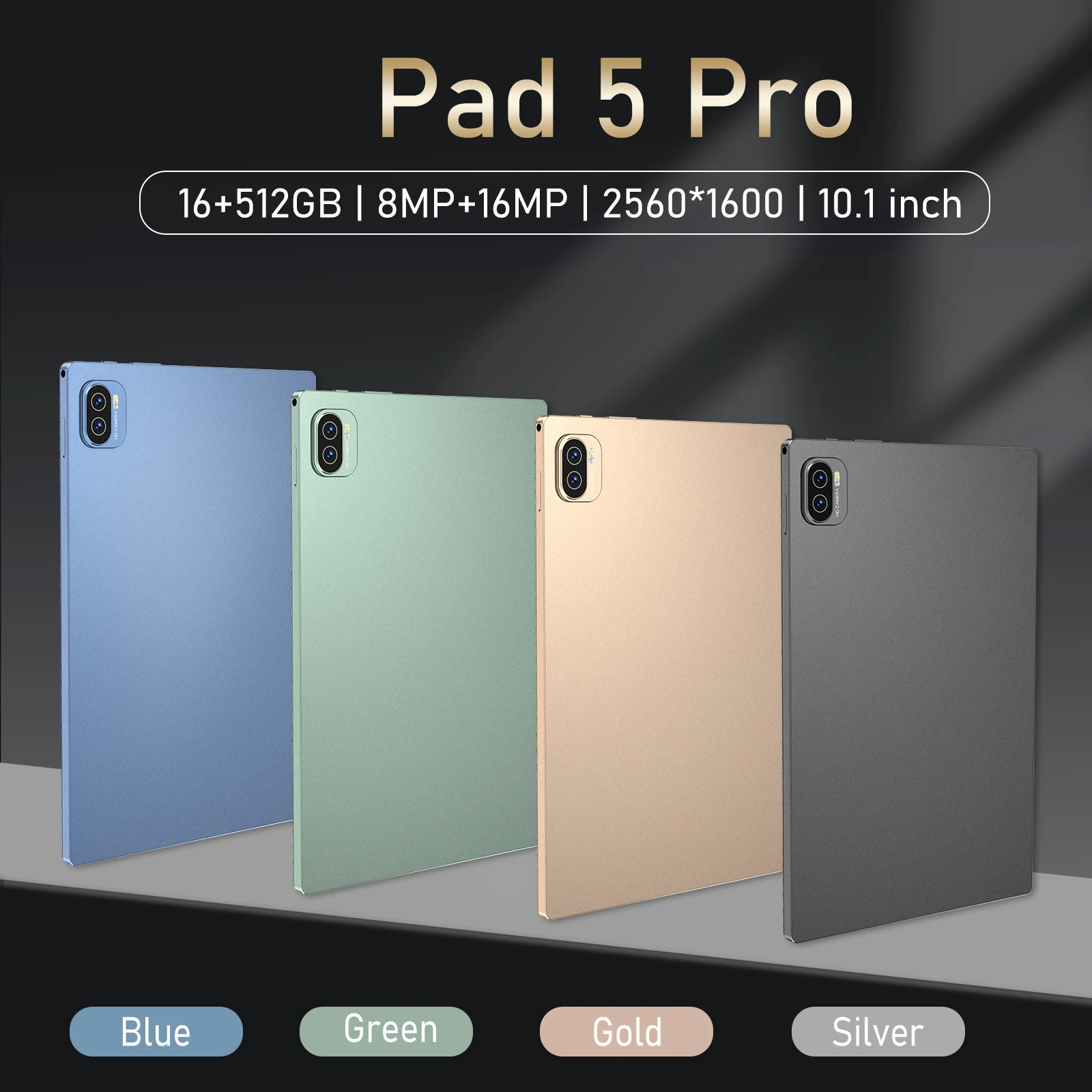 Qetupa 10.1インチ Pad 5 Pro Androidタブレット Amazon.com : Pad 5 Pro, 10.1-inch Tablet, 800 * 1280 Pixels