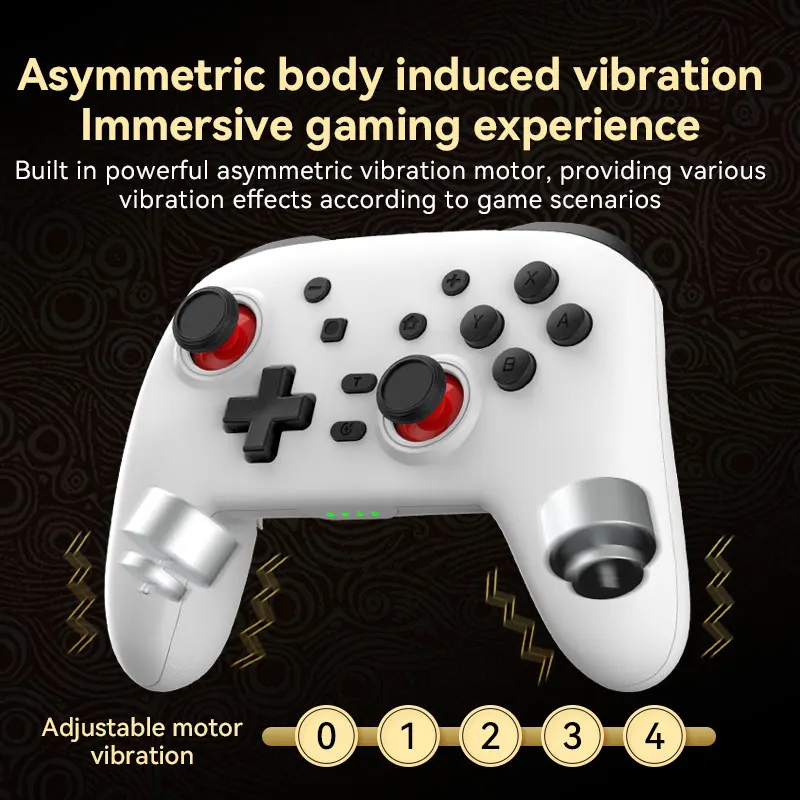 S07 Bluetooth-Compatible Wireless Gaming Controller Gamepad for Switch  Console Joystick with Vibration for PS4/PC/Android/iOS