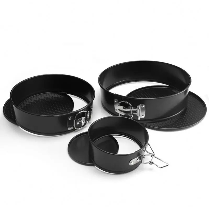 Non Stick Springform Cake Pan Baking Bake Tray Tins Round Spring Form Pan Set Bake Tool Bakeware