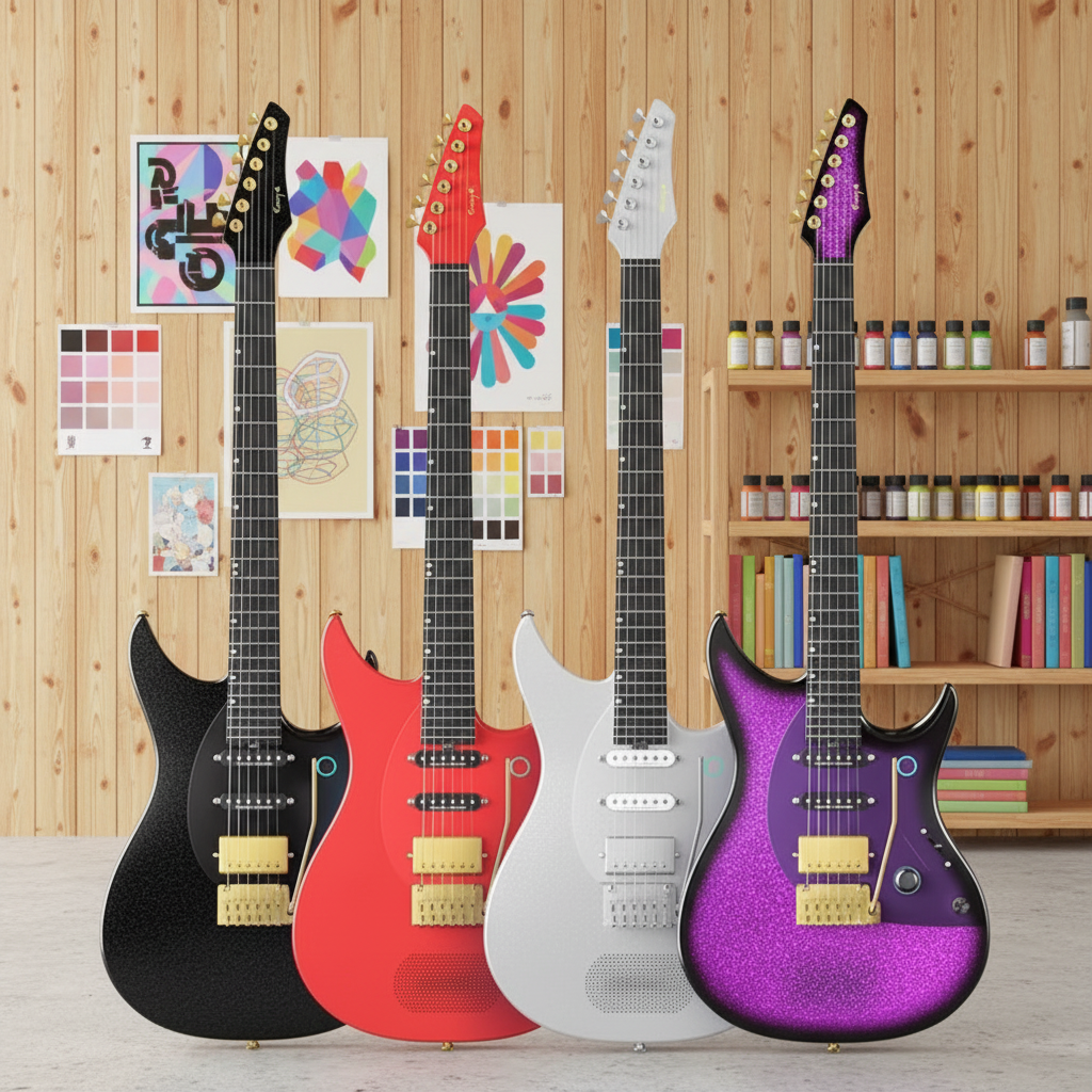 Enya Inspire Pro Flagship Smart Electric Guitar with Carbon Fiber