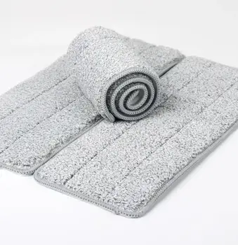 Factory Direct Aluminum Desk Handle Flat Mop Cloth Tone Mop Replacement Head Scratch-Free Wash-Free Set Packaging Lazy Mop Cloth