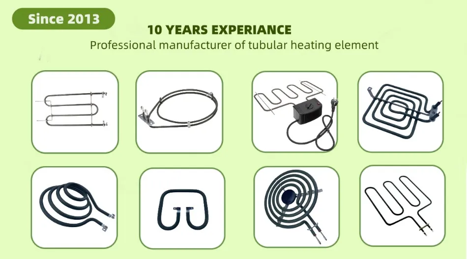 Circle L-Shaped Electric Coil Heating Heater Element for Popcorn Machine