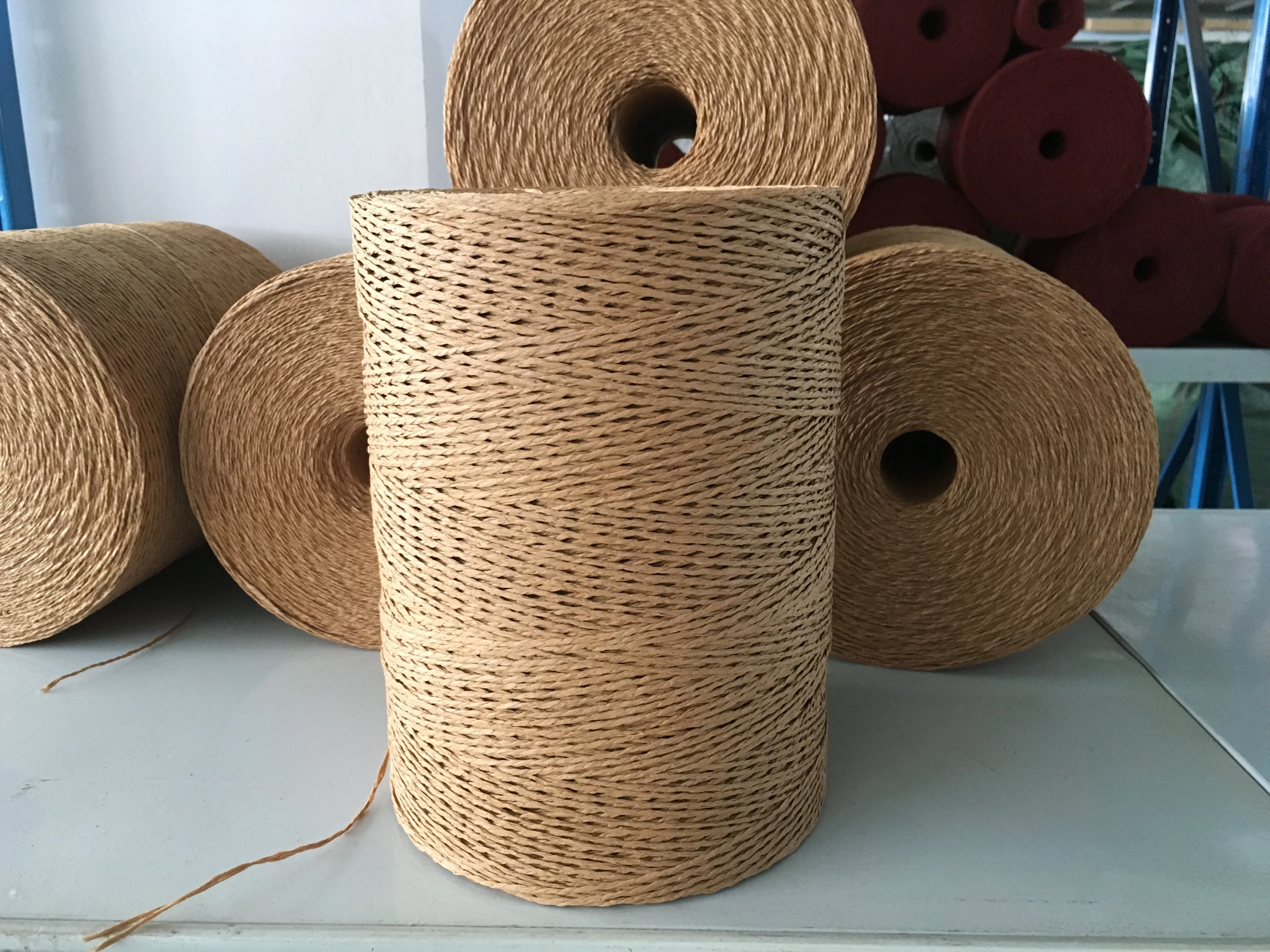 Twisted Paper Make Raffia Rope For Gift Box Package Twine Paper Rope