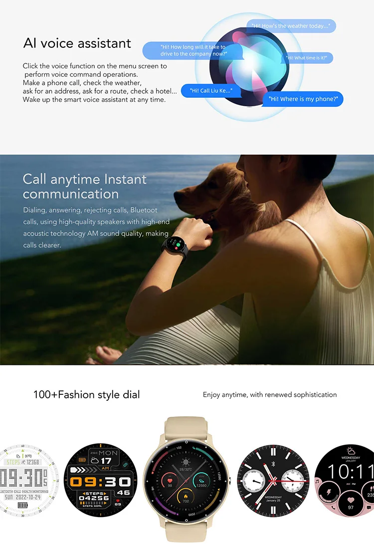 Reloj inteligente dafit ZL02D BT call ZL02 Plus Pro custom dial digital heart rate smartwatch smart watch ZL02 ZL02D PRO