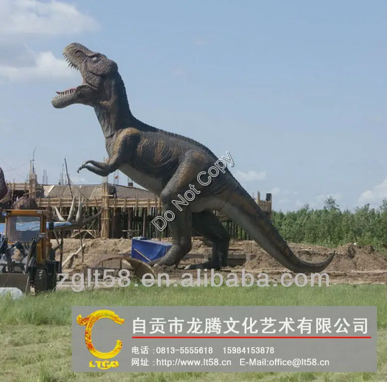 Waterproof Realistic 3D Life-size Simulation Animatronic Dinosaur T-rex Dinosaur Model for Sale