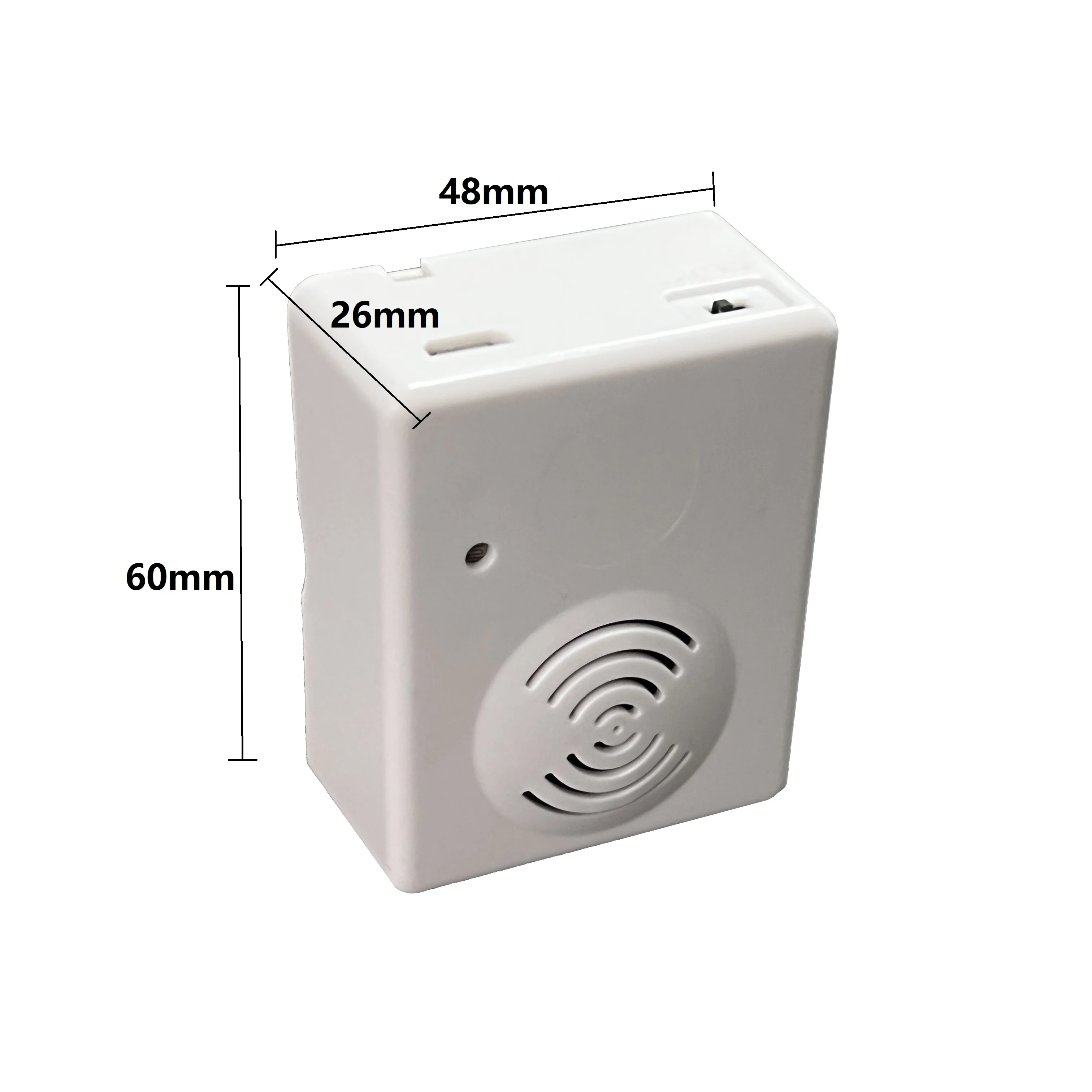Small Squeezed Light Sensor Activated USB Recordable Voice Module Music Box with AAA Battery for Plush Toys and Gifts