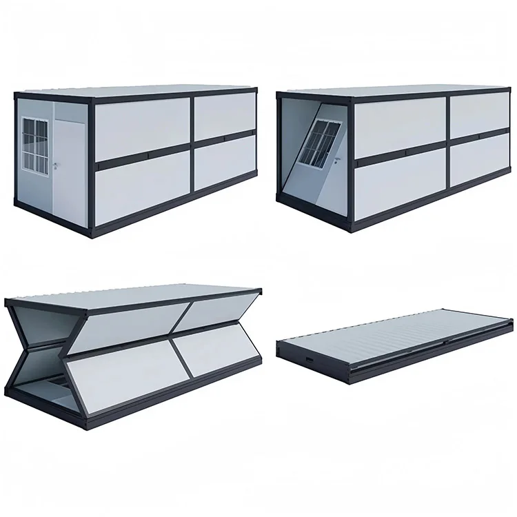 Ready to Ship Anti-Seismic Mobile Prefabricated Home Stackable Hurricane Proof Prefab Folding Container House in Turkey