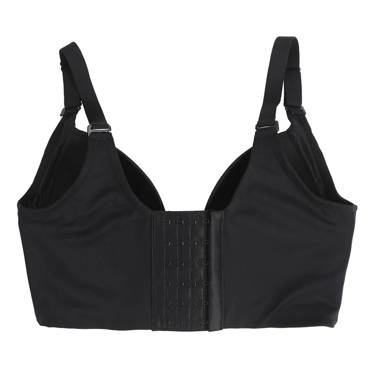 Hexin Seamless Body Shaper Bra Women Plus Size Deep Cup Bra Hides Back